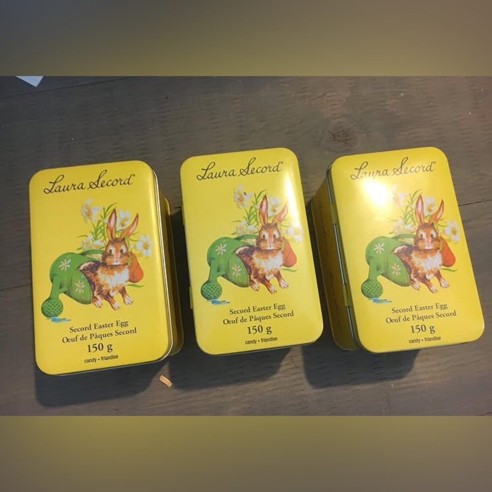 2013 Set of Laura S E C O R D chocolate easter tins